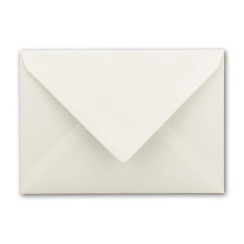 100x lined vintage envelopes DIN B6 125 x 176 mm