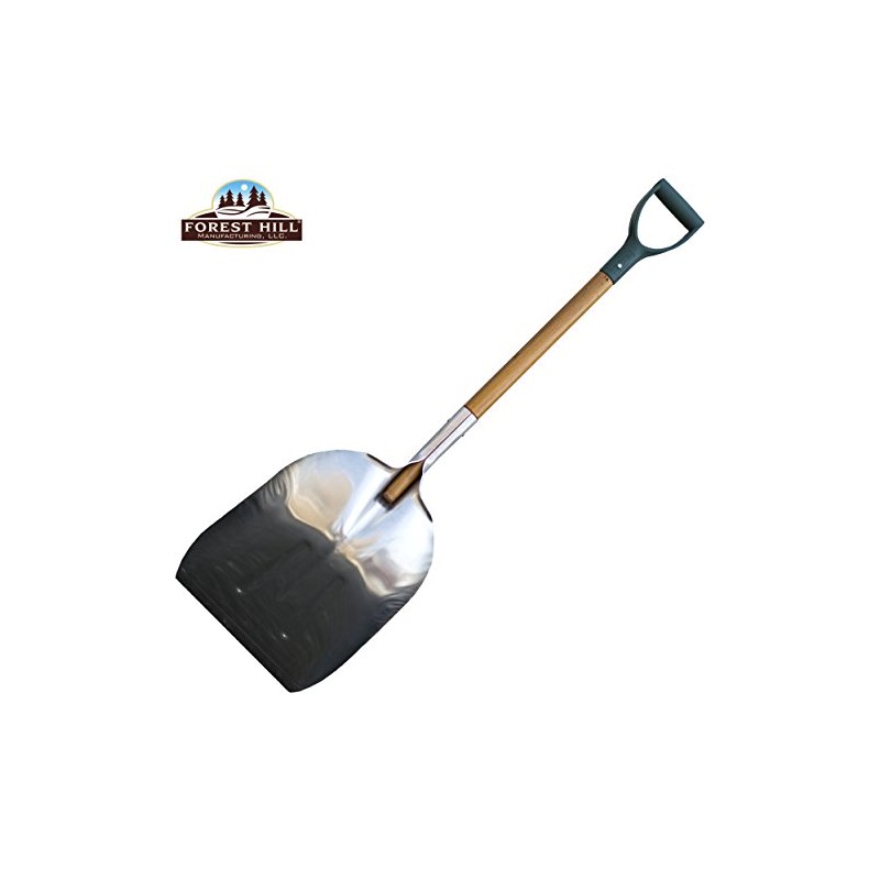 Forest Hill Manufacturing Heavy Duty Professional Aluminum Straight Edge Scoop