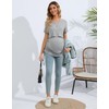 Sosolism 4 in 1 Women's Maternity Nursing Dress for Breastfeeding