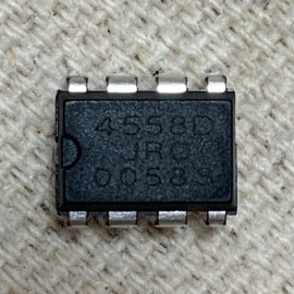 JRC 4558D Dual Op Amp IC Chip Fuzz Distortion Overdrive Pedal Ibanez Boss Maxon