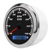 Diesel Tachometer, Tachometer Red Backlight for Car(black)