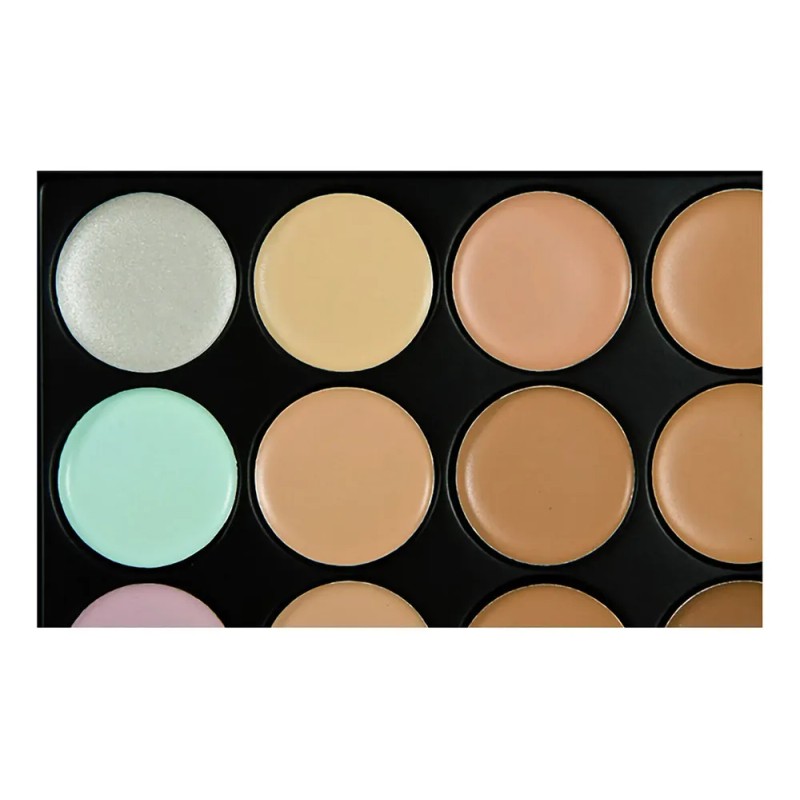 Kit De Maquillaje De Sombras De Ojos Con Paleta Correctora