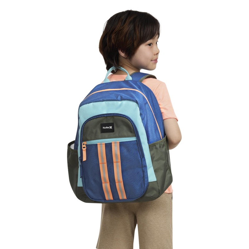 Hurley Kid's School Backpack, Shoreline/Beetle, One Size