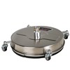 19 Inch Pressure Washer Surface Cleaner with 4 Wheels,Stainless Steel