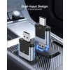 NaviCam 2-in-1 Wireless CarPlay Adapter USB C, Dual-Band WiFi (2.4/5GHz),