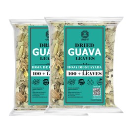 Dried Guava Leaves -5.2oz, Hojas De Guayaba, Premium Guava Leaves, Loose Leaf Tea, Herbal Tea, Non GMO, No Additives, Caffeine free. by Akshit