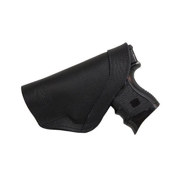 Barsony New Black Leather Tuckable IWB Holster for Springfield XDS Sub-Comp 3.3in Right