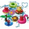 Dolores 7porta Vasos Inflable Surtidos Alberca Palmera Flamingo Dona