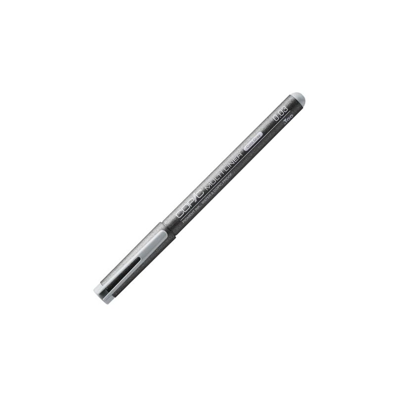 COPIC Multiliner 0.03mm Cool Grey Fine Tip Fineliner with Water