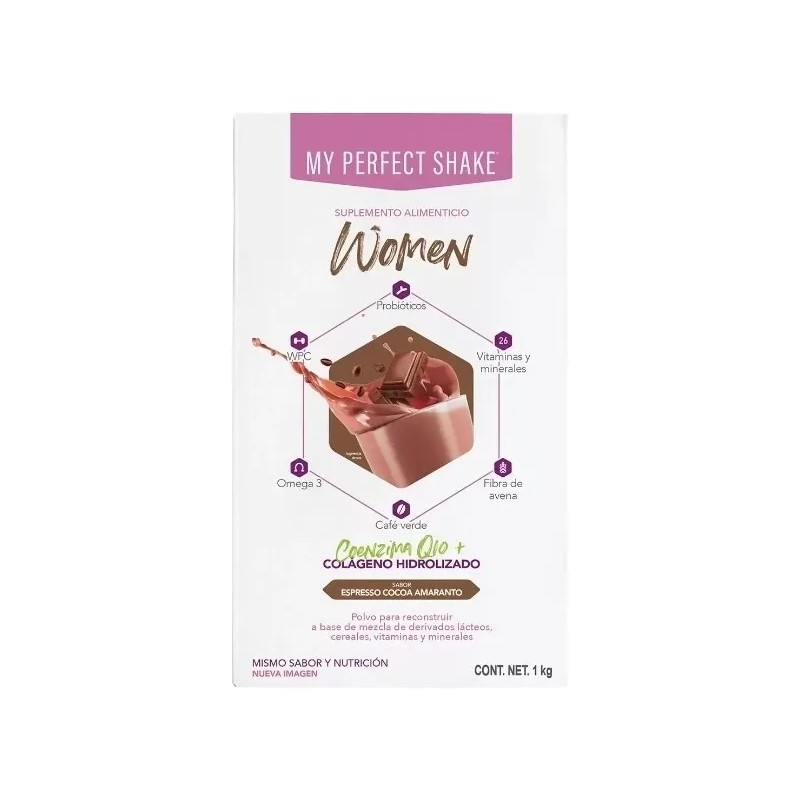 My Perfect Shake Women Coenzima Colgeno Hidrolizado 1kg Sabor Expresso