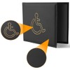 Vicloon Disabled Badge and Timer Holder, PU Leather Wallet Protector,