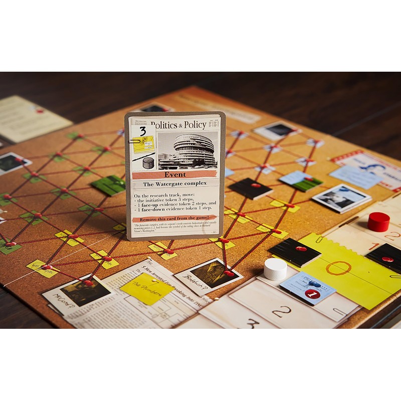 Capstone Games: Watergate, Strategy Board Game, History of Watergate Included,