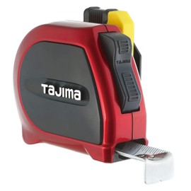 Tajima SSSF-16BW 16 ft. x 1 in. Standard Steel Sigma Stop Tape Measure with Safety Belt Holder