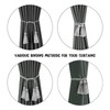 BEL AVENIR 4 Pack Curtain Handmade Tiebacks Decorative Curtain Holdbacks