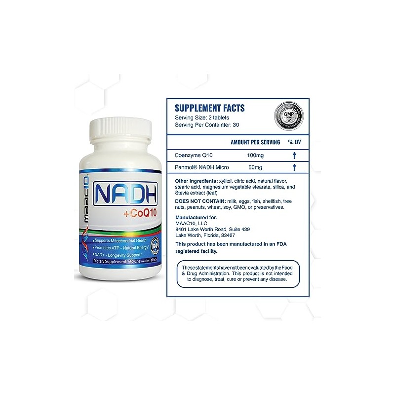 NADH CoQ10 Fights Fatigue Naturally Boost Stamina Endurance A Natural