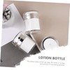 Gatuida 3Pcs Airless Lotion Bottles Pump Containers for Creams and