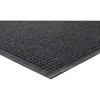 Genuine Joe WaterGuard Indoor/Outdoor Charcoal Gray Mat 72" L X