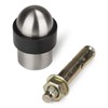 2 x STOPPLA® Doorstopper Door Stop Real Stainless Steel Brushed