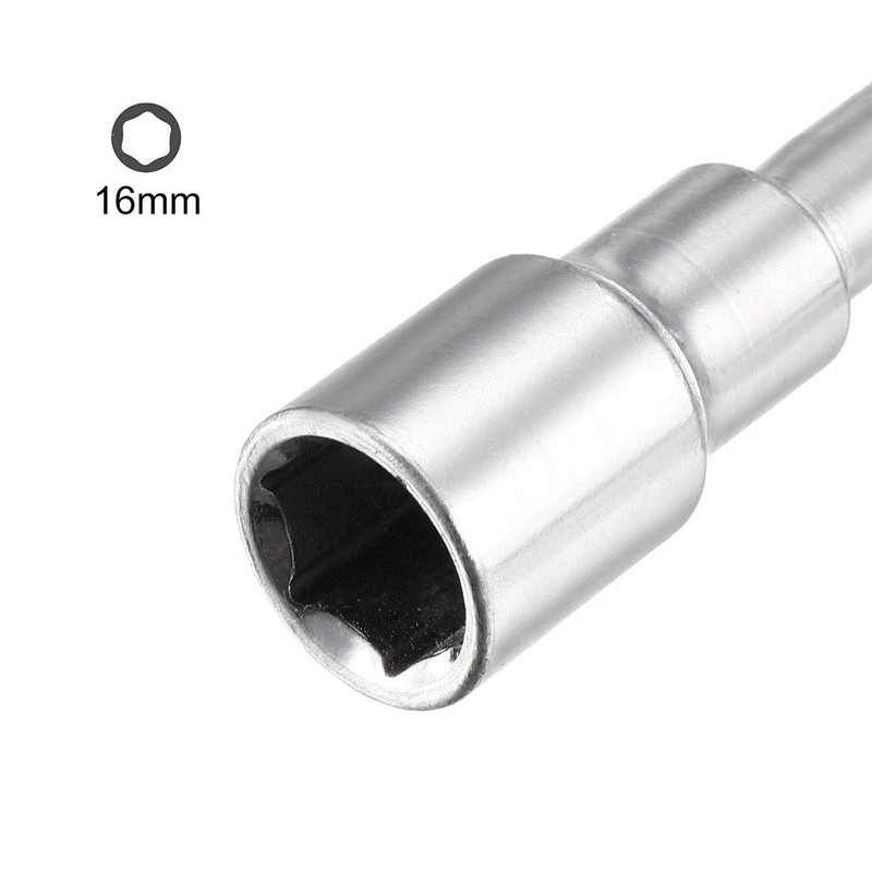 uxcell 16mm Metric L Shaped Angled Open Hex 6 point