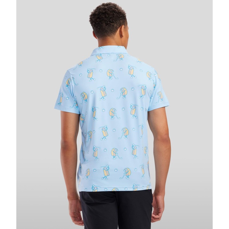 Tipsy Elves Sizzlin' Swing Golf Polo Size Medium