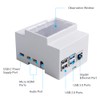 GeeekPi Case for Raspberry Pi 4, DIN Rail Case with