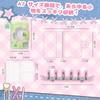 Tourmono Seal Book, A7 Storage Binder, Sticker Binder, For Girls,