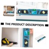 Outanaya Level Ruler Bubble Backlit Measuring Tool for Home Diy