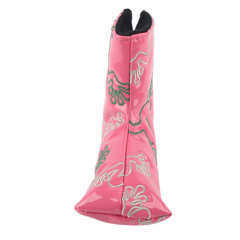 Golf Putter Headcover Embroidery Putters PU Protective Head Cover Magnetic
