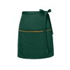 Half Waist Aprons with 2 Pockets, Unisex Short Cloth Serving