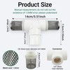 3/4" T Strainers Steel Filter Cover Connected 3/4 in PVC