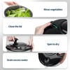 SveBake Stainless Steel Salad Spinner, 4.2 Qt Vegetable Washer, BPA-Free