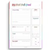 Mental Health Journal Planner | Daily Gratitude, Self Care, Intentions,