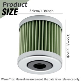 Newnessai 2 PCS 16911ZY3010 Outboard Marine Fuel Filter, Replacement for Honda BF75DK0 BF250A BF150A4, Replaces 16911-ZY3-010, 18-79908