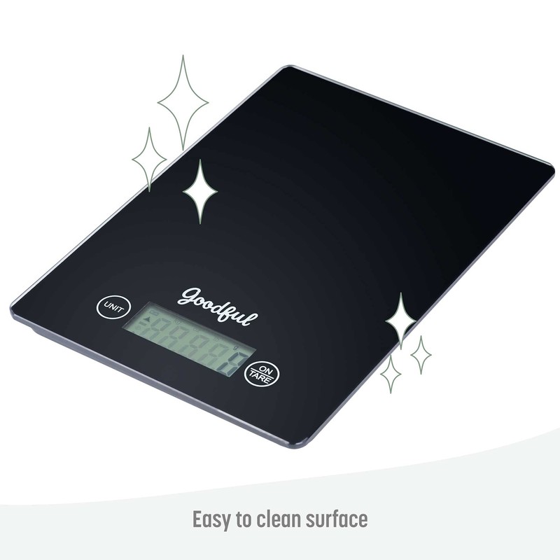 Goodful Digital Scale, One Size, Black