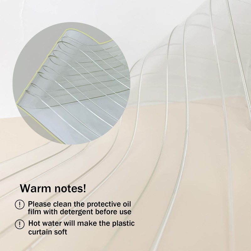 Plastic Door Strips, 8' x 7" Vinyl Replacement Dog House
