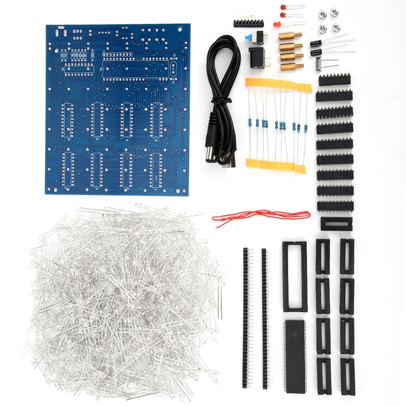 LED Light DIY Kit 3D Printed Circuit Board Stable Printed