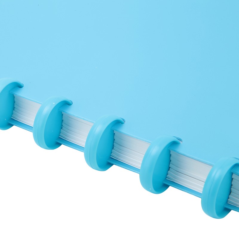 A5 Mushroom Hole Binder Refillable Writing Paper Notebook School Supplies(Light