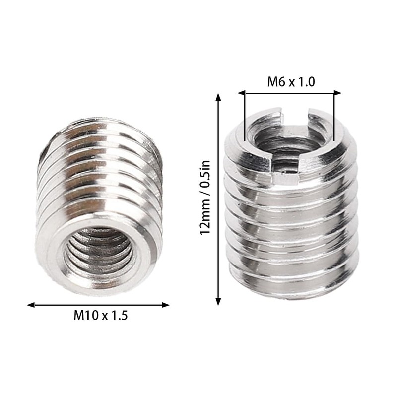 BORDSTRACT Self Tapping Thread Insert, Self-Tapping Thread Insert, Pack of