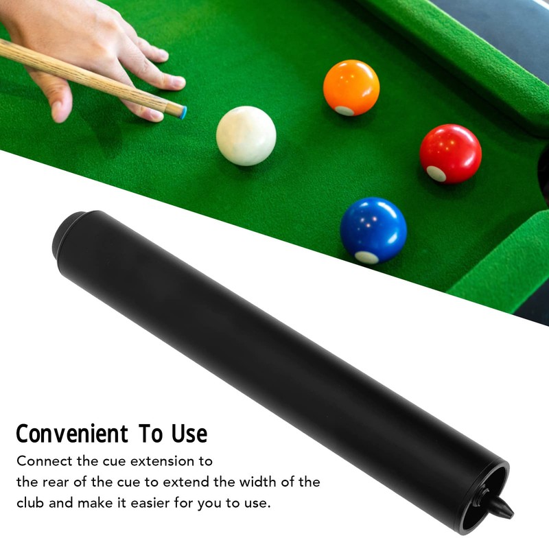 Premium Aluminum Billiard Pool Cue Extender, Cue Pool Accessory with