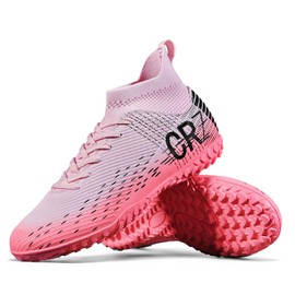 Soccer Cleats for Mens Womens Indoor Turf Soccer Shoes Youth AG TF Training Football Boots Unisex (111 Fen TF_38)