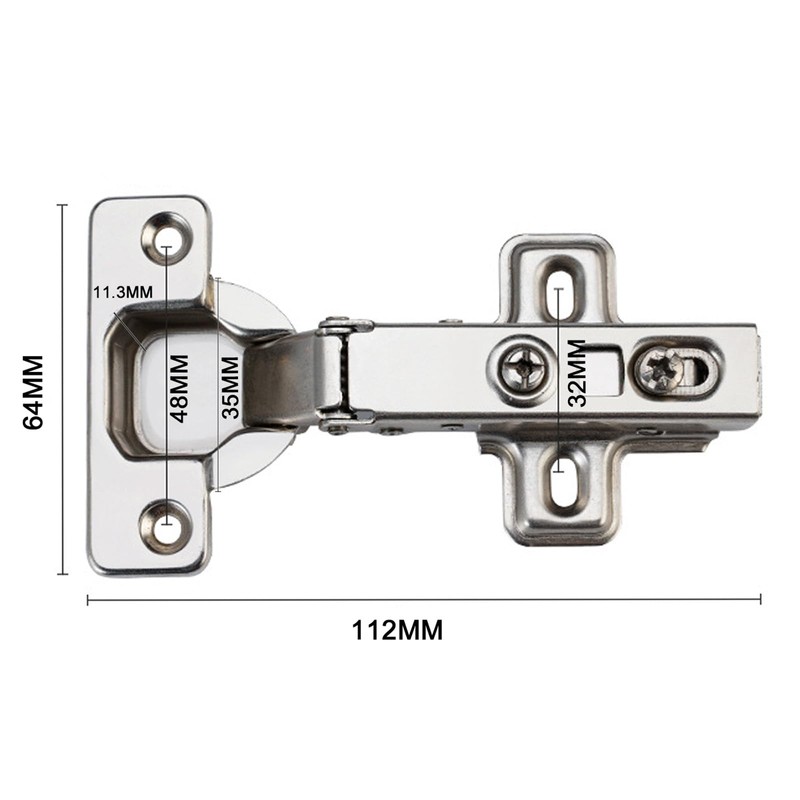 Soft Close Hinge, Cabinet Door Hinges with Gas Lift, 105°