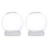 DIY Make Your Own Shatterproof Snowglobe - Set of 2
