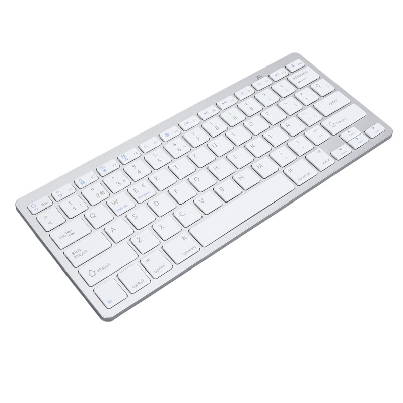 Wireless Bluetooth Keyboard Portable Compact Ultra Thin Bilingual Universal for