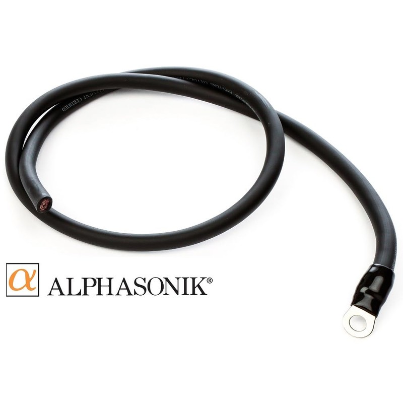 Alphasonik AAK4G Premium 4-Gauge Complete Car Amplifier Installation Kit Hyper-Flex