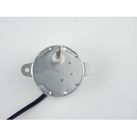 CHANCS TYC40 12V AC 5RPM Shaft 46mm Synchronous Motor with AC Power Supply - Input 110V Output AC 12V for Christmas Decoration