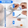 24pcs 1ml Colostrum Syringe Plastic Syringe Lab Syringes Individually Packed