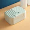 Travel swimming soap case holder for water drain storage support 5ea