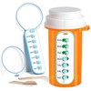 Odaro Reusable Pill Tracker - Lanyard or Sticker Medication Reminder