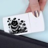 'Happy Fluffy Cat in Garden ' Pill Box with Tablet