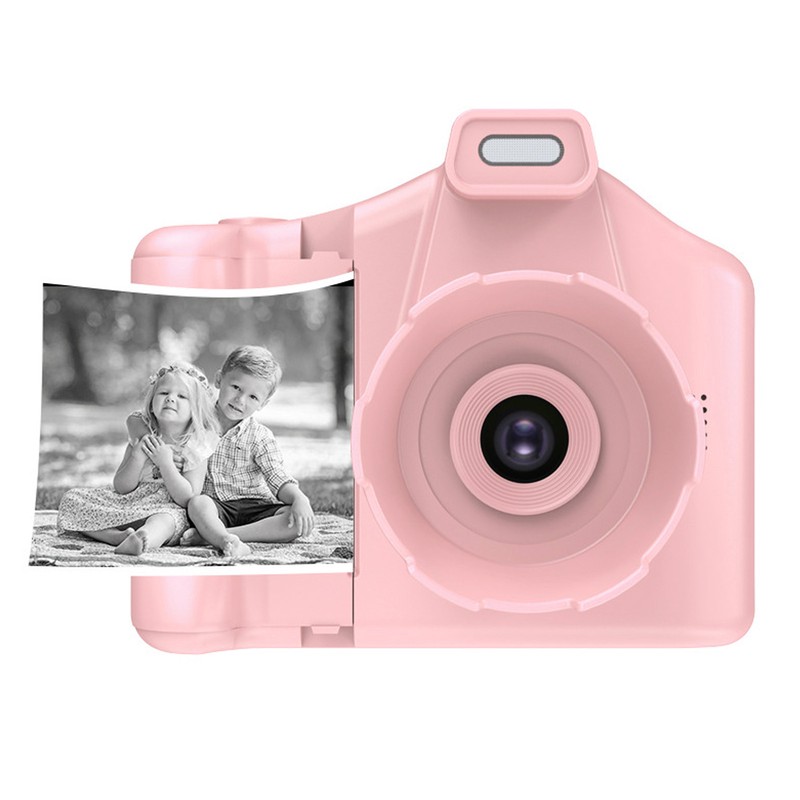 Children's Instant Print Camera 1080P Front Rear Dual Lens SLR